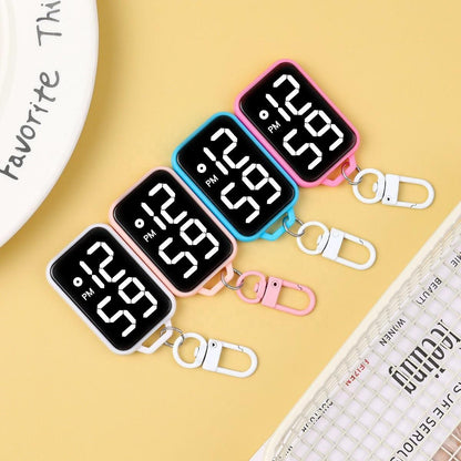 Digital Clock Keychain